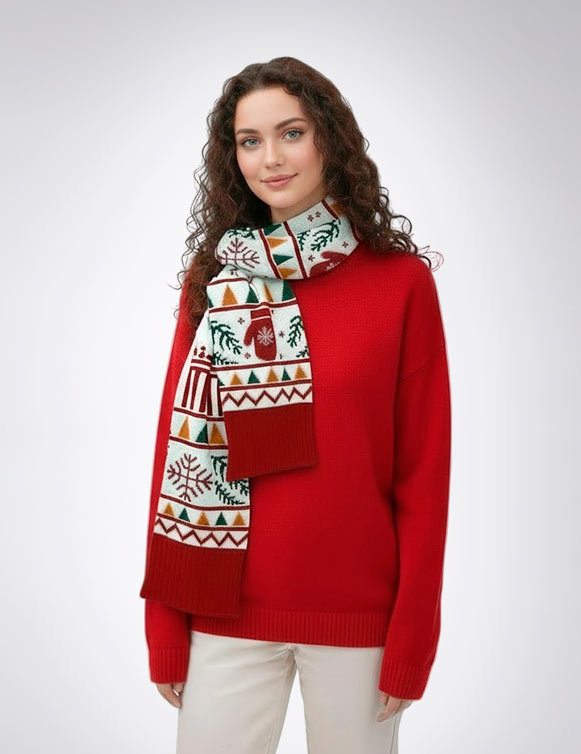 Шарф вязаный ВДНХ